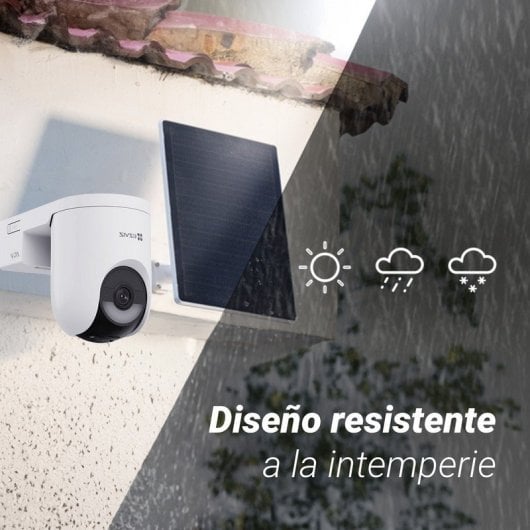 Videocamere di sorveglianza EZVIZ HB8 Lite 2K Visione Notturna Esterna IA Allarme Pannello Solare Controllo Vocale Audio Bidirezionale