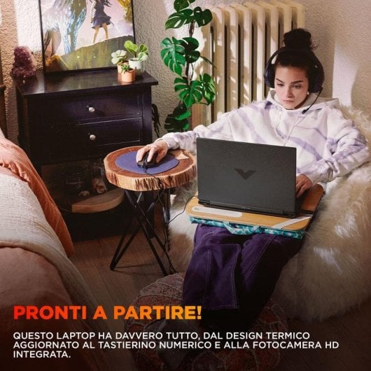 Portatile HP Victus Gaming 15-fa2033nl 15.6" Intel Core 7 240H 16GB 1TB SSD RTX 5060 Windows 11