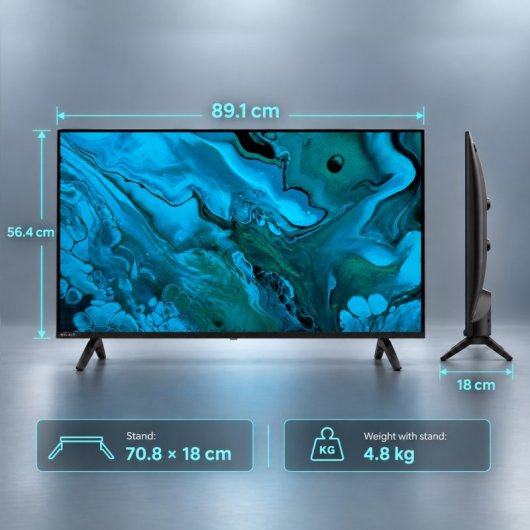TV Nilait LED Prisma 40FD7004SVIOS 40" Full HD 60Hz Smart TV VIDAA Dolby Audio