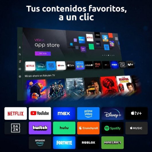 TV Nilait LED Prisma 40FD7004SVIOS 40" Full HD 60Hz Smart TV VIDAA Dolby Audio