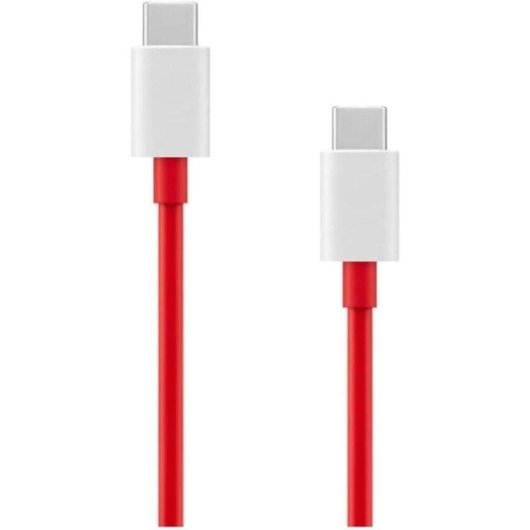 Carregador OnePlus 6921815627715 SUPERVOOC 120W Dual Port GaN USB-C USB-A com Cabo Branco