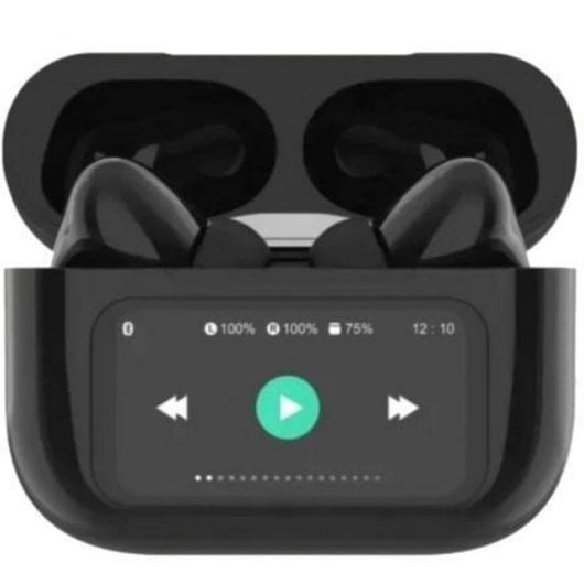 Ecouteurs Qubo TWS-400BK sans fil Bluetooth avec ANC, micro et USB-C, noirs