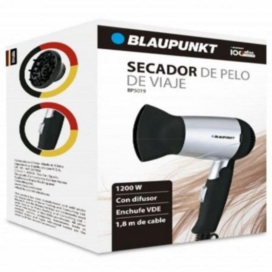 Seche-cheveux Blaupunkt BP5019 1200 W air froid diffuseur cable 1,8 m