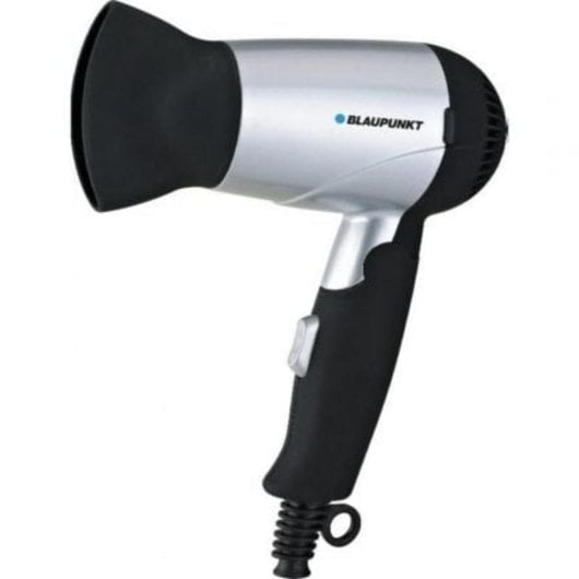 Sèche-cheveux Blaupunkt BP5019 De voyage 1200W avec Diffuseur Air froid Noir et Argent