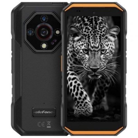 Ulefone Armor X32 6GB 128GB 5.65" IPS 4G Dual SIM NFC IP68 Android 14 Preto e Laranja