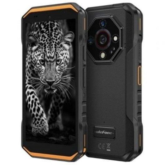 Ulefone Armor X32 6GB 128GB 5.65" IPS 4G Dual SIM NFC IP68 Android 14 Preto e Laranja