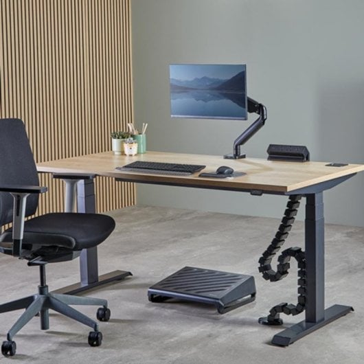 Kabelschlauch Fellowes 100136871 Schwarz 1288 mm fuer Schreibtisch