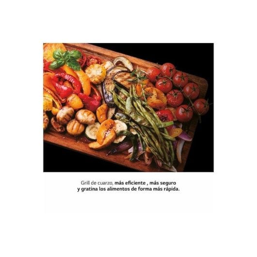 Microondas LG MH6042D 20 Litros 700 W con Grill Cuarzo Smart Inverter