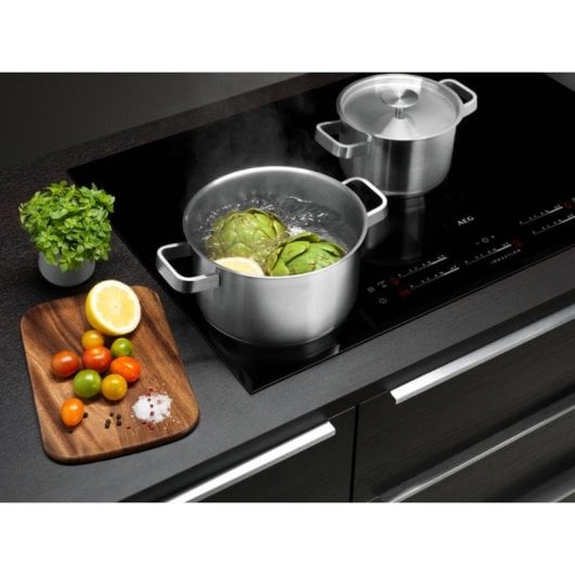 Topfset AEG A3SS 3-tlg Edelstahl 16 cm 20 cm 24 cm Antihaft