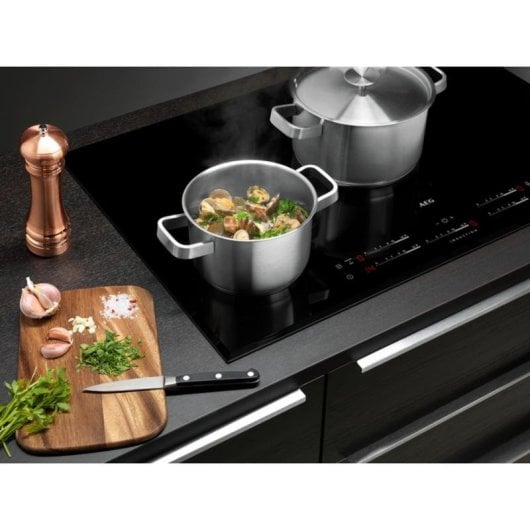 Topfset AEG A3SS 3-tlg Edelstahl 16 cm 20 cm 24 cm Antihaft