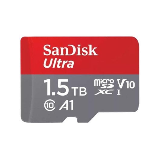 Cartao MicroSDXC SanDisk Ultra 1,5 TB 150 MB/s A1 V10 com adaptador SD