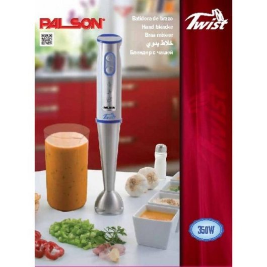 Frullatore a mano Palson Twist 350 W turbo asta rimovibile vaso