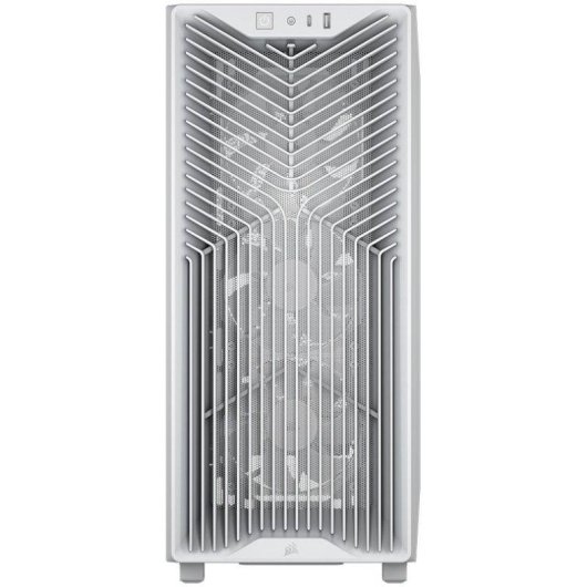 PC-Gehäuse Corsair 3200D RS Mid-Tower Weiß 3x RS120 Lüfter USB-C Glas