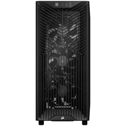 PC-Gehäuse Corsair 3200D RS Mid-Tower 3x RS120 Lüfter Glas USB-C Grau