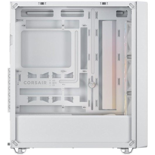 PC-Gehäuse Corsair 3200D RS ARGB Weiß 3x ARGB-Lüfter USB-C Glas
