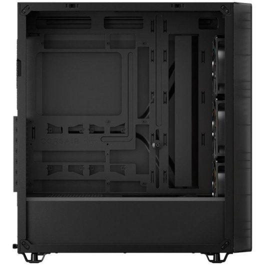 PC-Gehäuse Corsair 3200D RS ARGB Mid-Tower, 3x ARGB-Lüfter, Smoke, USB-C