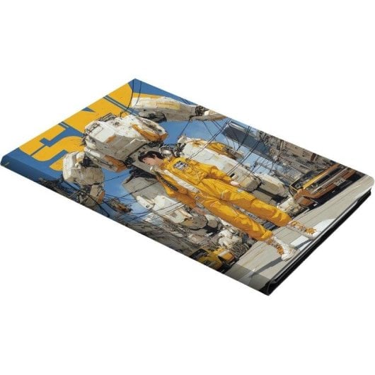 Funda SilverHT STAMPCASE HD Cool Robots para Samsung Tab A11+ y A9+