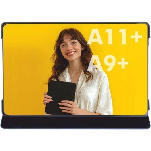 Funda SilverHT Wave Azul Samsung Galaxy Tab A11+/A9+ 11" con soporte