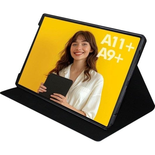Funda SilverHT Wave Samsung Galaxy Tab A11+ / A9+ 11" Negro Soporte