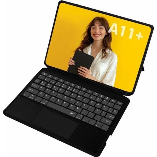 Funda SilverHT Magnet Touch para Galaxy Tab A11+/A9+ con teclado y touchpad