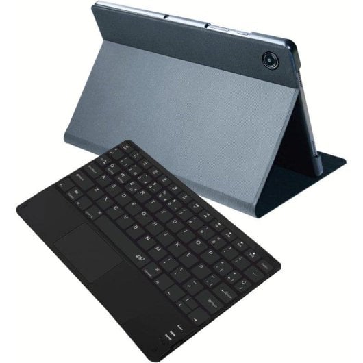 Funda SilverHT Wave Touch para Galaxy Tab A11+/A9+ 11" con teclado y touchpad gris