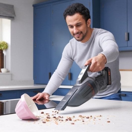 Aspiradora de mano sin cable Black & Decker Dustbuster 20 V 1,5 Ah filtracion 2 etapas