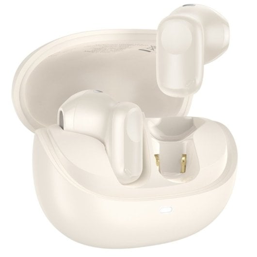 Auriculares Hoco EQ25 inalambricos Bluetooth para llamadas y musica con estuche 300 mAh blancos