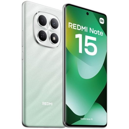 Xiaomi REDMI Note 15 8GB 256GB 6.77" AMOLED 4G Dual SIM Cámara 108MP IP64 HyperOS 2 Verde