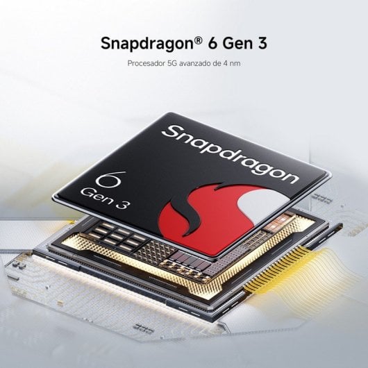 POCO M8 5G 8GB 256GB 6.77" AMOLED 120Hz 5G Dual SIM Carga Rápida 45W NFC IP65 HyperOS 2 Plata