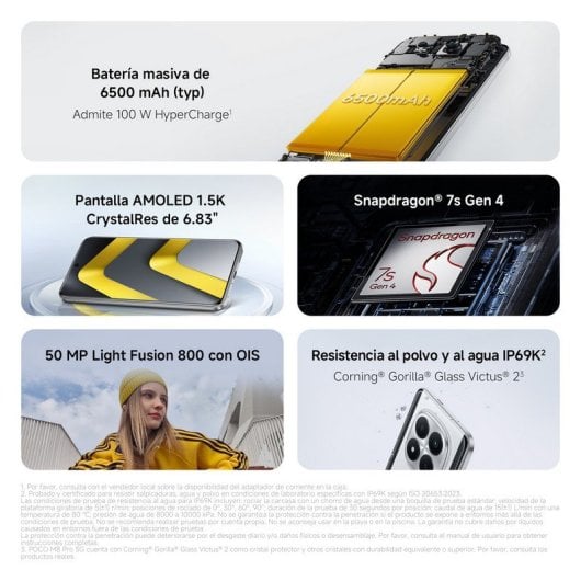 POCO M8 Pro 5G 12GB 512GB 6.83" AMOLED 1.5K 5G Dual SIM Batería 6500mAh 100W IP68 HyperOS 2 Verde