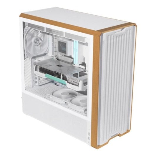 Boitier PC Lian-Li Lancool 217 Blanc Bois Verre trempe USB-C