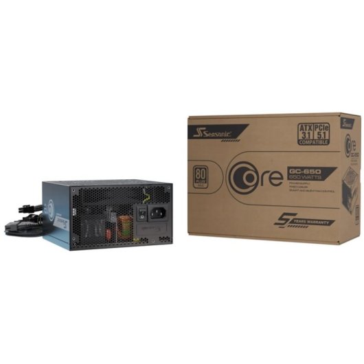 Fuente de Alimentacion Seasonic CORE GC ATX 3.1 650 W 80 PLUS Gold