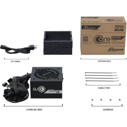 Fuente de Alimentacion Seasonic SRP-CBC851 850 W 80 PLUS Bronze ATX