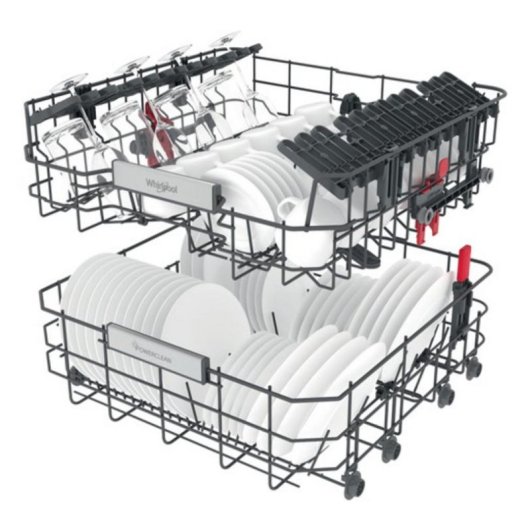 Lave-vaisselle Whirlpool WH6IB14BN7S1S 14 couverts B 41 dB AquaStop