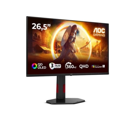 Ecran PC AOC G4 Q27G4SDR 26.5" Quad HD 360Hz QD-OLED 0,03 ms HDR400