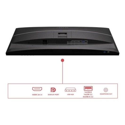 Écran PC AOC Q32E4U 31,5" Quad HD 100Hz IPS Hub USB Haut-parleurs HAS HDR