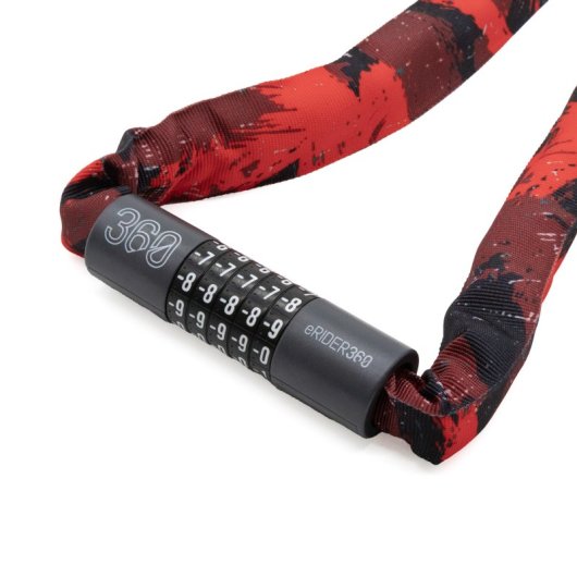 Candado De Contraseña Ewlk022 Funda Tela Roja Cmm369