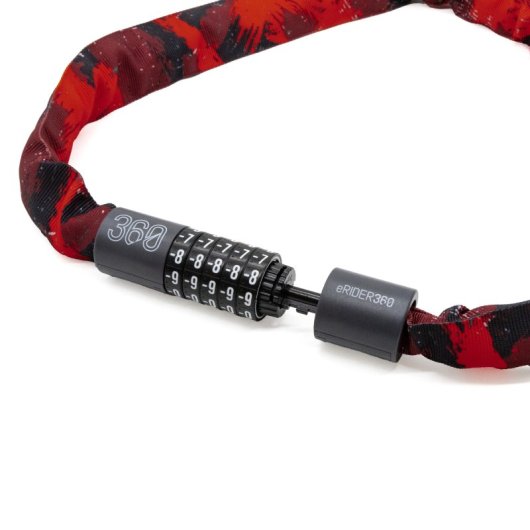 Candado De Contraseña Ewlk022 Funda Tela Roja Cmm369