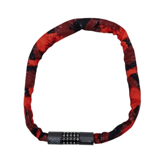 Candado De Contraseña Ewlk022 Funda Tela Roja Cmm369