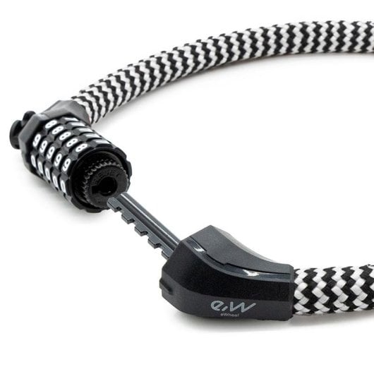 Candado De Contraseña Ewlk025 Funda Nylon Blanco Cmm375