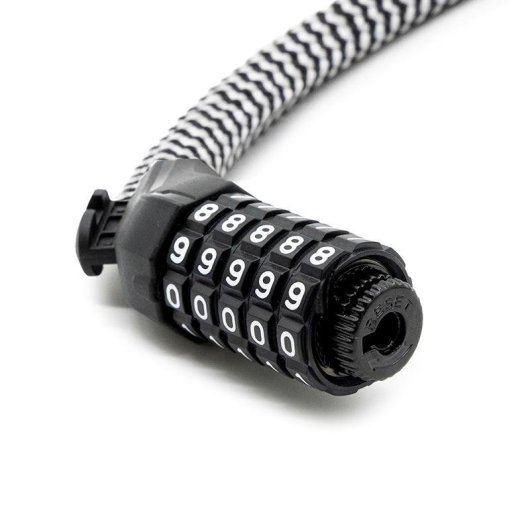 Candado De Contraseña Ewlk025 Funda Nylon Blanco Cmm375