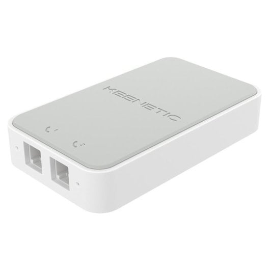 Adaptador VoIP Keenetic Linear USB 2 puertos RJ-11 FXS Blanco Gris Micro PBX