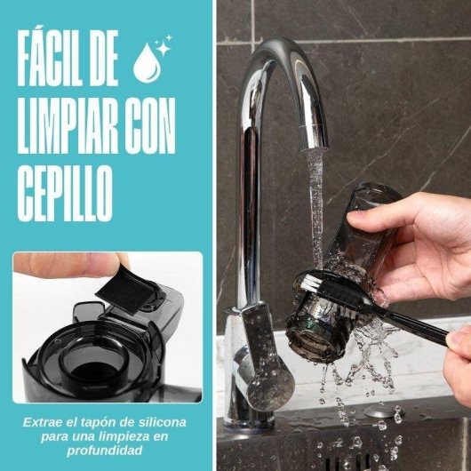 Exprimidor Ventray Mini Ginnie 60 RPM compact blanc extraction lente