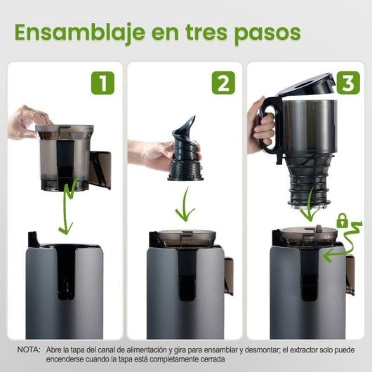 Estrattore Ventray Max 120 250W doppia coclea 1.2L nero BPA free