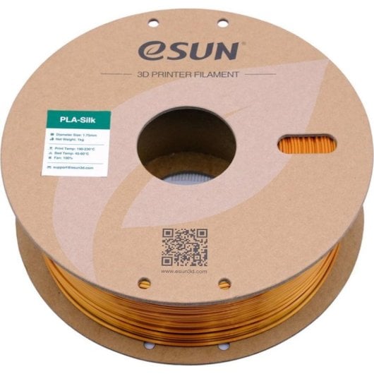 Filamento PLA eSUN PLA-Silk 1,75 mm Cobre acabado sedoso