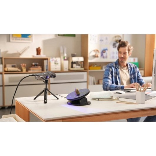 Scanner 3D Revopoint MetroY Pro modes multiples laser Bleu-Lumière structurée