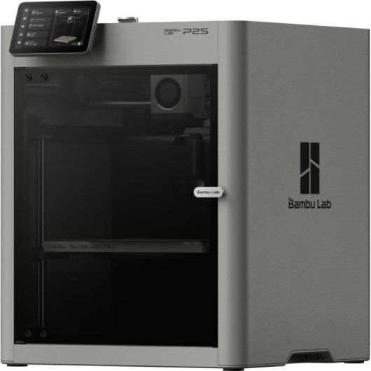 Impresora 3D Bambu Lab P2S extrusor PMSM 8,5 kg pantalla 5" Full HD