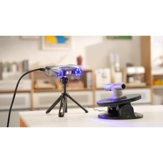 Scanner 3D Revopoint MetroY Laser Bleu HD-RGB Sans Fil Haute Vitesse