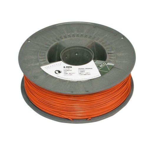 Smartfil Eco R-PETG Bobina de Filamento para Impresión 3D Alta Velocidad 1Kg 1.75mm Signal Orange