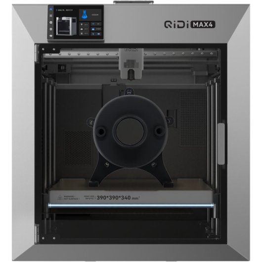 Impresora 3D QIDI Tech Max4 volumen 390x390x340 mm cámara calefactada conexión WiFi y LAN IA integrada